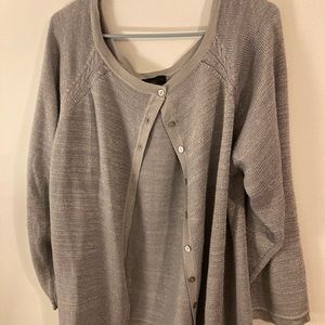 Gray sweater 3x